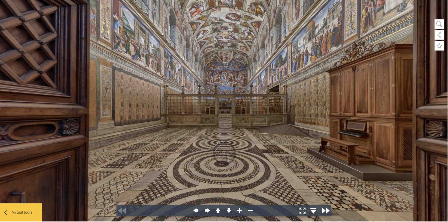 A virtual tour of the Sistine Chapel